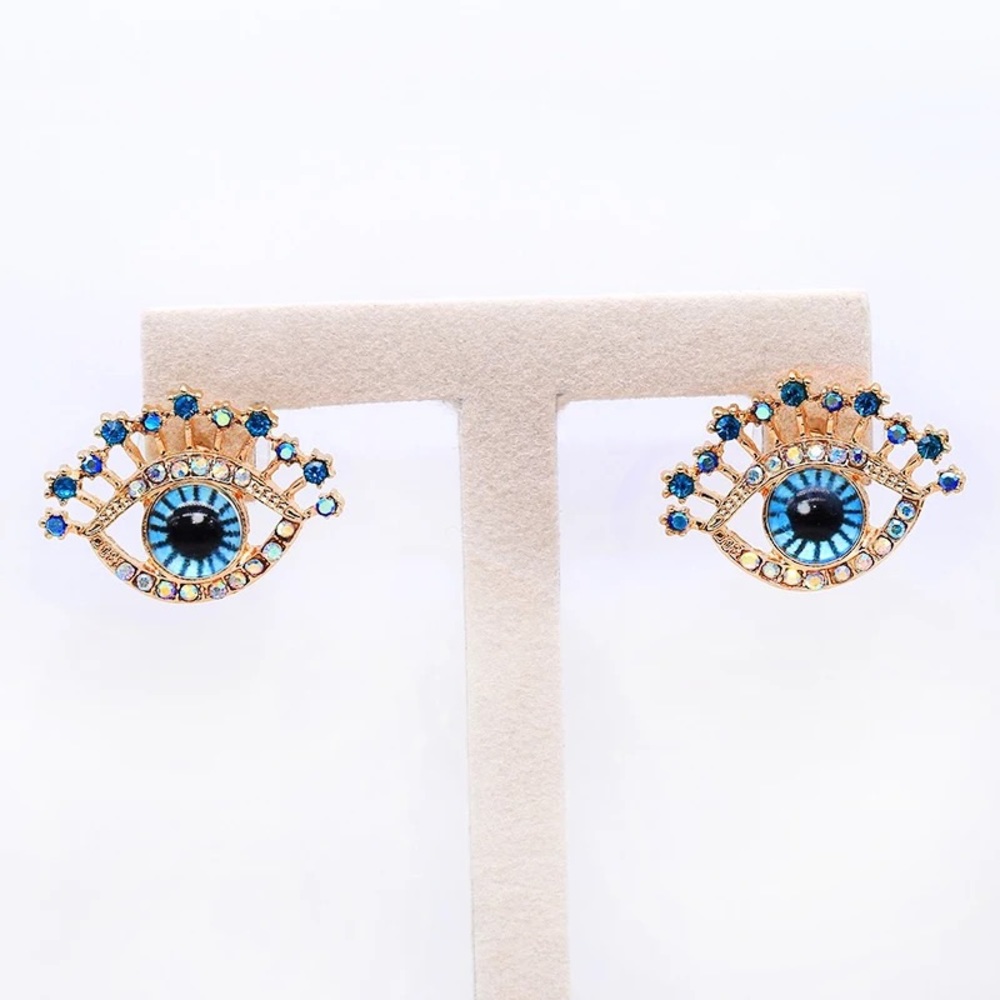 Evil eye earrings - Picture 1 of 4